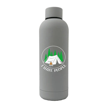 I Hate People 17oz Stainless Rubberized Water Bottle